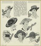 Women wearing felt hats, 1910s