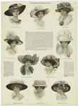 Women's evening hats, 1910s
