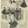 Women wearing fur garments, France, 19th century