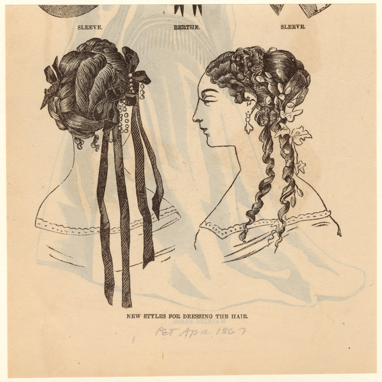 New styles for dressing the hair NYPL Digital Collections