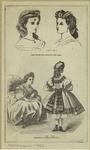 New styles for dressing the hair ; Children's fashions for July