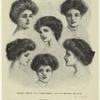 Several pretty and characteristic ways of dressing the hair