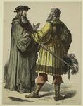 Man wearing boots conversing with another man, 16th century