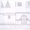 Coupe sur la ligne AB, du plan du moristan (hopital) de Qalaoun [refers to pl. XV]
