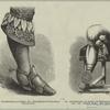 Beinbekleidung mit Spitzen 1642 ; Beinbekleidung mit spitzen und Spitzenrosette am Fuß (1639-1640)