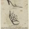 Soulier de cour, sous Louis XIV ; Autre soulier de cour, sous Louis XIV