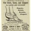 Edwin C. Burt & Co., manufacturers and exporters of fine boots, shoes, and slippers for ladies and children