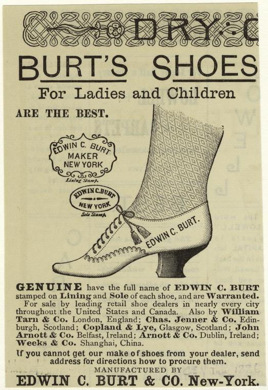 Burt's shoes for ladies and children are the best - NYPL Digital ...