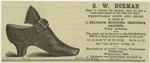 Advertisement for women's shoes
