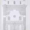 Coupe de la salle du tombeau de la Mosquée Hassan
