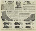W. L. Douglas $3.00 shoe, for gentlemen, for ladies