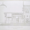 Coupe sur la ligne A,B, du plan de la Mosquée Kaid-Bey [refers to pl. XXXII]