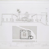 Plan et coupe du Couvent de Dervich