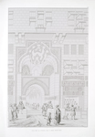 Vue de la porte de l'Okel Kaid-Bey