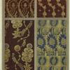 Floral textile designs, 15th century