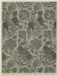 Textile with animal pattern, 14th century