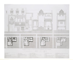Plans et coupes d'une maison, au quartier Hauch-Kadan