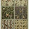 [Floral textile patterns, 18th century]