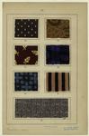 Swatches with designs, England, 19th century