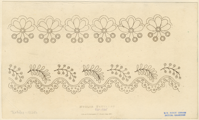 Muslin patterns - NYPL Digital Collections