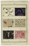 Calico prints, England, 19th c