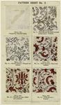 Process of printing and dyeing designs onto textiles, 19th century