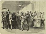 Fancy characters at the masquerade ball of the Lieder-Kranz Society