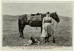 Mrs. Wallihan with dog and hunting pony