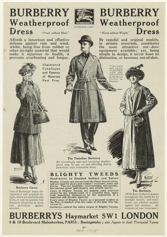Burberry weatherproof dress - NYPL Digital Collections