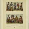 Various styles of clothing worn by Native Americans