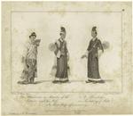 An Attawoon, or Minister of the Interior, and his wife ; A Seredogee, or Secretary of State, in their dress of ceremony