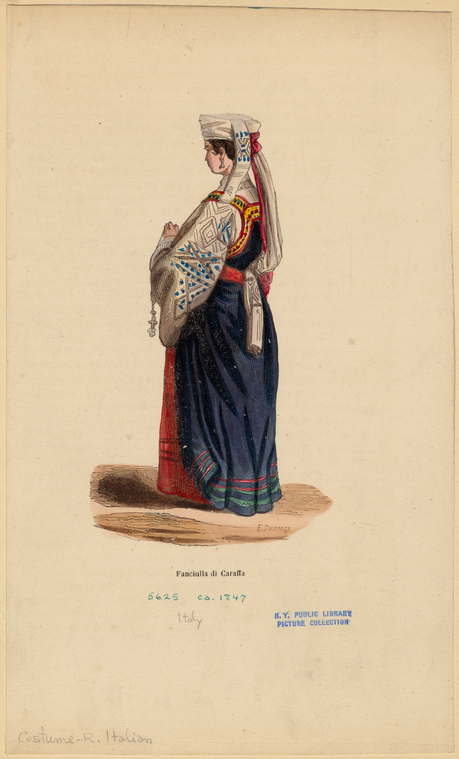 Fanciulla di Caraffa - NYPL Digital Collections