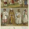Men and women in various types of dress, Northern Africa