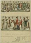 Women wearing shawls, France, 1700-1800s