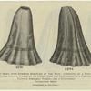 Misses' skirt with inverted box-plait at the back ; A five-gored foundation skirt