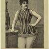 Miss Lizzie Mowbray, the famous club-swinger and athlete
