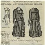 Misses' or girls' gymnastic costume, of which the blouse may have two-seam or blouse sleeves