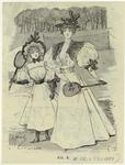 Woman and girl with tennis rackets