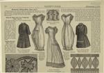 Dresses and underwear for women and children, 19th century