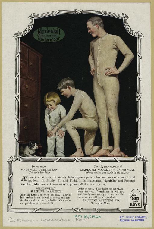 Madewell Underwear for men and boys - NYPL Digital Collections