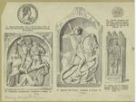 Kopf des Nero mit der corona triumphalis nach rechts ; Konsul zwischen zwei Liktoren, voran ein accensus ; Römischer Auxiliarreiter ; Signifer einer Turma ; Soldat der IV