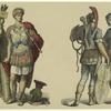 German standard bearer, Roman general and Roman soldiers