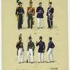 Brazilian military uniforms, 1851