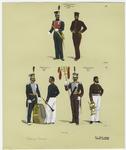 Brazilian military uniforms, 1850-1851