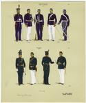 Brazilian military uniforms, 1856