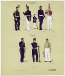 Brazilian military uniforms, 1856