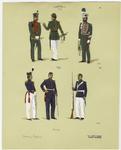 Brazilian military uniforms, 1858