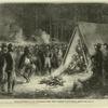 Night amusements in the Confederate camp
