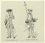 French soldier, 1755 ; French soldier, 1755
