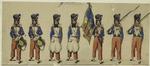 French military guards, 19th century
